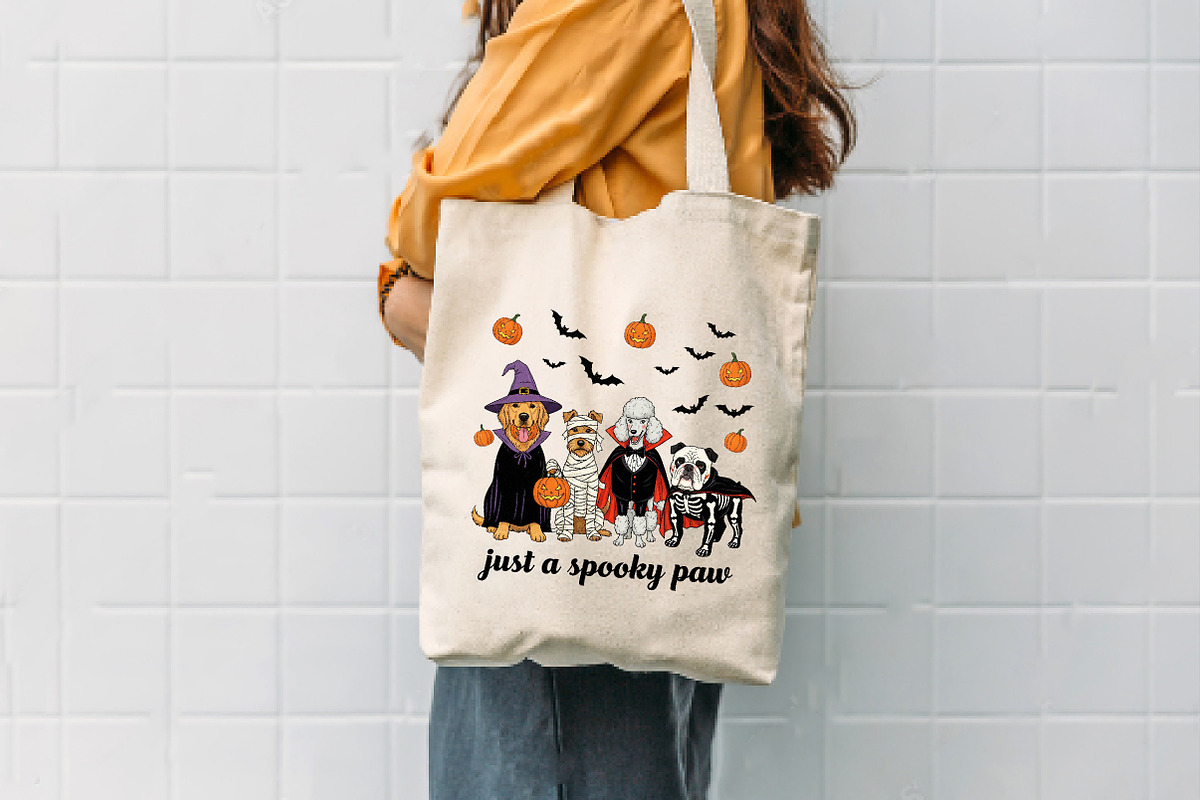 Dog Halloween Just a Spooky Paw Png, an Illustration by Dream Creation (Photo 5 of 5)