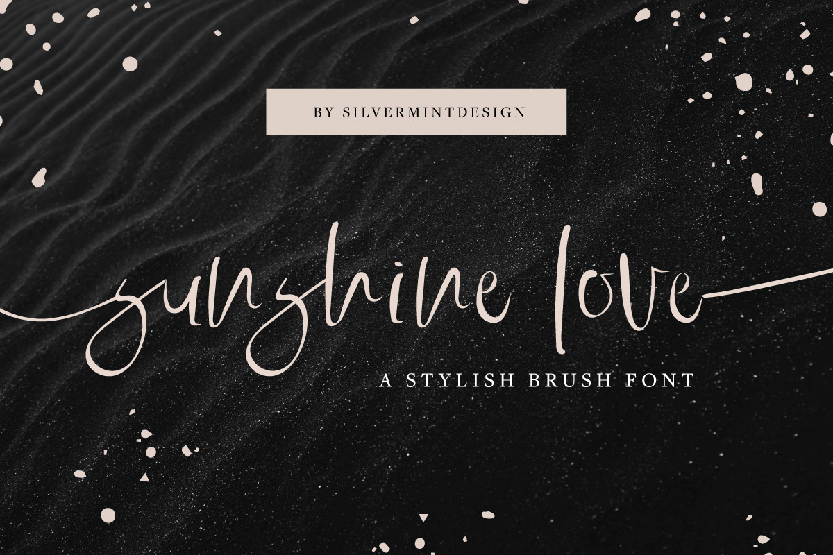 Sunshine Love, a Script Font by SilverMintDesign (Photo 15 of 15)