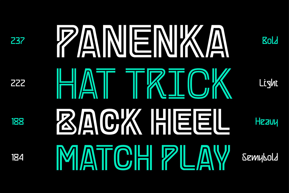 Berona Stripes, a Sans Serif Font by Alex_Camacho_Studio (Photo 7 of 13)