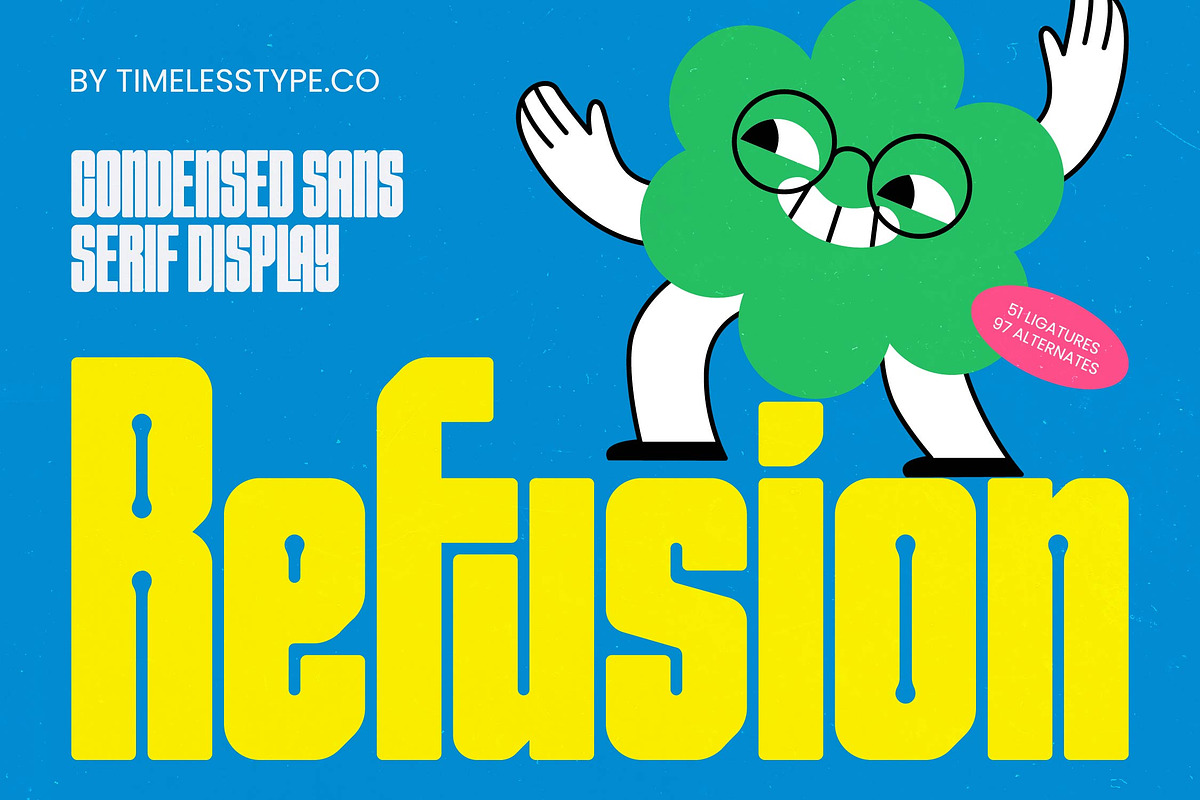 Refusion Condensed Sans Serif, a Sans Serif Font by timelesstype.co (Photo 1 of 10)