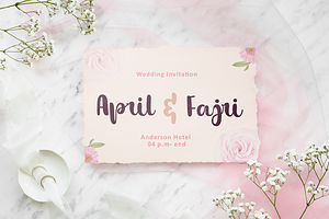 Emma Ameliya Script Font