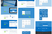 SaaS startup landing page, a Landing Page Template by AndreasGalster (Thumbnail 2 of 5)