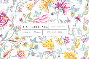 Calico, A Seamless Chintz Pattern