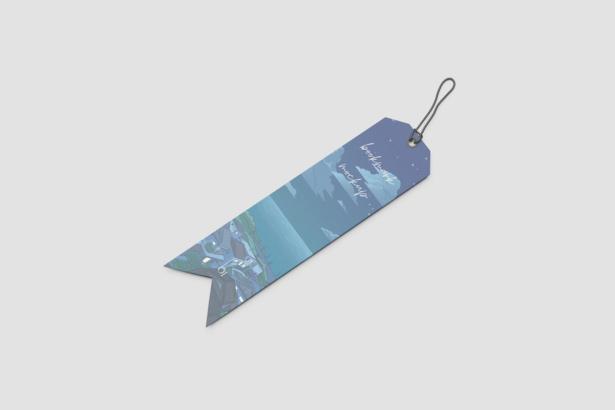 Bookmark Mockup, an Advertising Mockup by YurnalisPerix (Photo 4 of 5)