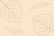 Maple Leaves Botanical Background, a Background Graphic by Gfx Expert Team (Thumbnail 2 of 3)