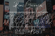Remo Georgia, a Handwritten Font by HaKi Studio (Thumbnail 5 of 5)