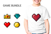 Pixel art bundle for gamers., an Icon by Nomber_86 (Thumbnail 2 of 4)