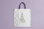 Fluid Loop Line Christmas Tree, a Branding & Logo Template by Vectorium Studio (Thumbnail 2 of 2)