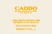 Caddo Hand Drawn Font, a Sans Serif Font by nickqtx (Thumbnail 2 of 4)