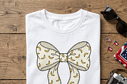 Banana Pattern Coquette Bow PNG, a Shirt Mockup by Vector Stall (Thumbnail 8 of 16)