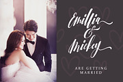 Srikonitta Script + Free Vectors, a Script Font by Aldedesign (Thumbnail 2 of 11)