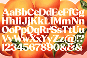 Peach Crush Serif Typeface, a Serif Font by Fenotype (Thumbnail 4 of 16)