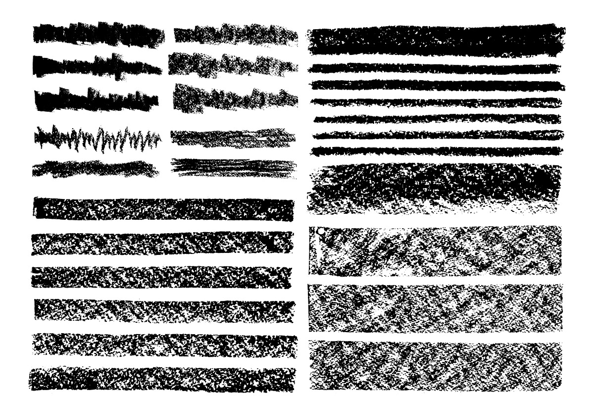 Hand Drawn Textures Collection, a Texture Graphic by IRSYART (Photo 5 of 6)