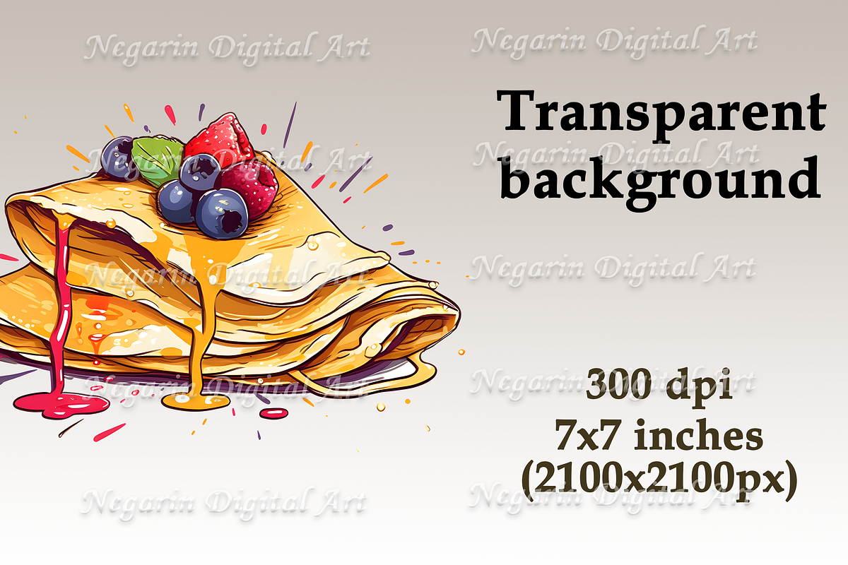 Watercolor Worlds Food Clipart, an Object Graphic by Negarin Digital Art (Photo 8 of 8)