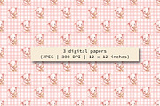 Pink Baby Elephant Clipart, an Animal Illustration by Villa 11 Estudio (Thumbnail 5 of 9)