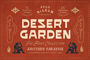Desert Garden Font Collection, a Sans Serif Font by Opus Nigrum (Thumbnail 1 of 18)