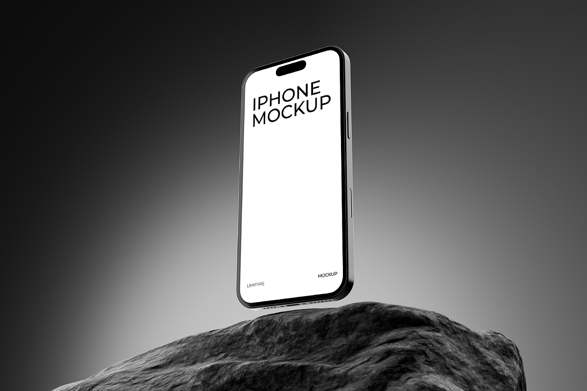 Modern iPhone Screen Mockups, a Device Mockup by limitype (Photo 2 of 7)