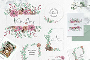 Winter Story Watercolor Clipart, an Animal Illustration by BalanceUA (Thumbnail 5 of 13)