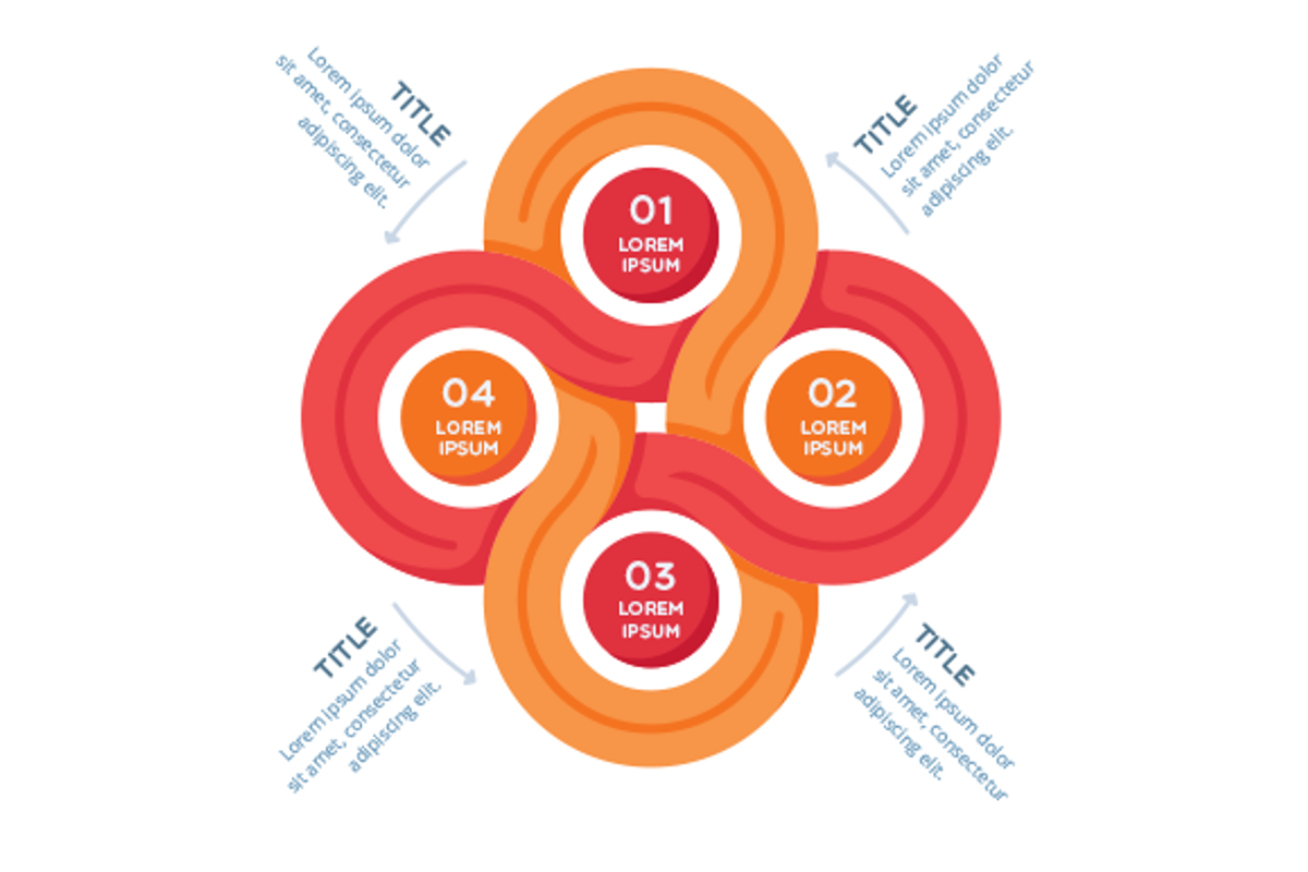Circles infographics element, a Presentation Template by Mir store
