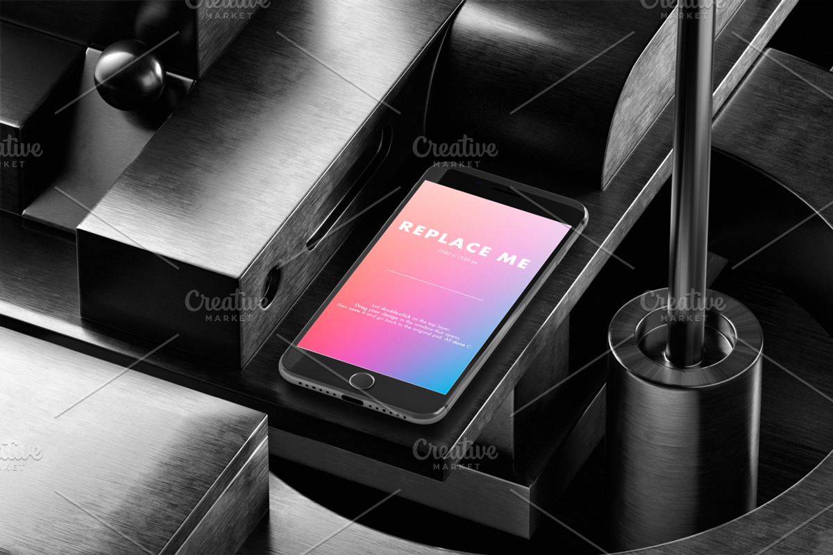 iPhone 8 Creative Mockups Set, an iPhone Mockup by As Good As Possible (Photo 13 of 16)
