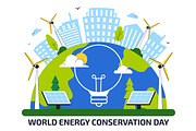 10 World Energy Conservation Day, a Seasonal Illustration by denayunebgt (Thumbnail 4 of 4)