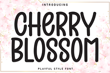 Cherry Blossom | Script Font