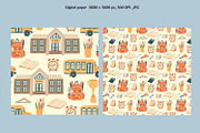 Back to School Clipart & Patterns, an Education Illustration by Anna Druzhkova (Thumbnail 6 of 11)