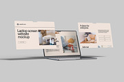 Laptop Screen Website Mockups, a Mac Mockup by graphiccrew (Thumbnail 4 of 10)