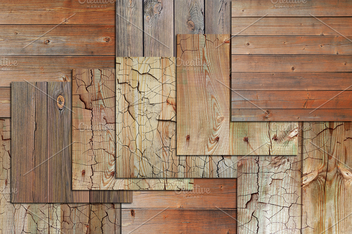 Old Dark Distressed Wood Textures, a Texture Graphic by Area (Photo 4 of 4)
