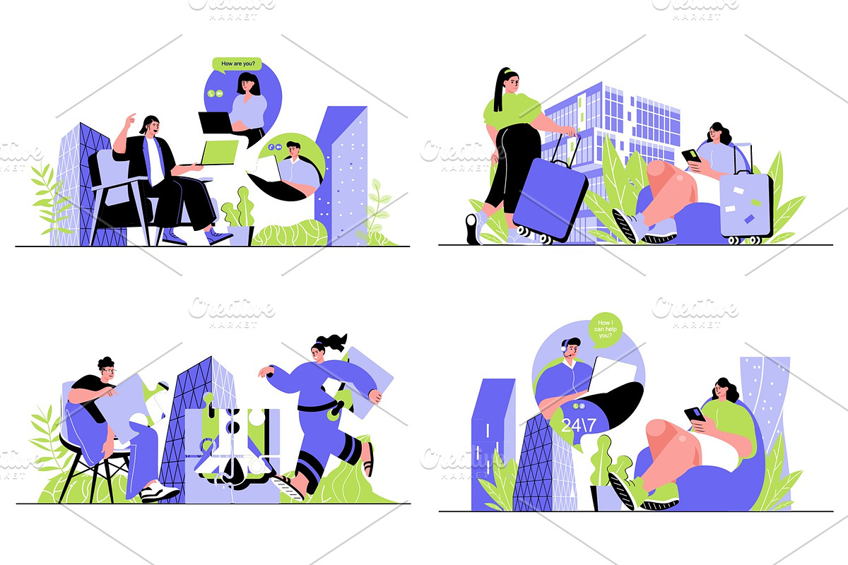30 Creative Concept Illustrations, a Person Illustration by alexdndz (Photo 8 of 9)