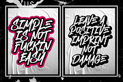 Echoed Vandalism Street Graffiti, a Handwritten Font by Ronny Studio (Thumbnail 2 of 9)