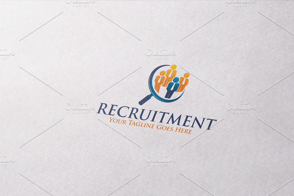 Recruitment Logo, a Branding & Logo Template by REDVY CREATIVE
