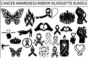 Cancer Awareness Silhouette Set, a Healthcare Illustration by Designer_Momina (Thumbnail 1 of 24)