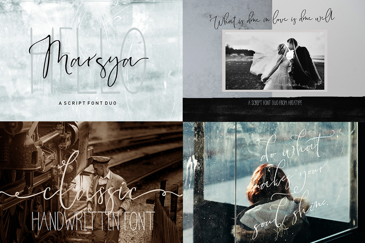 Handwritten Fonts Collection, a Script Font by Areatype (Photo 19 of 62)
