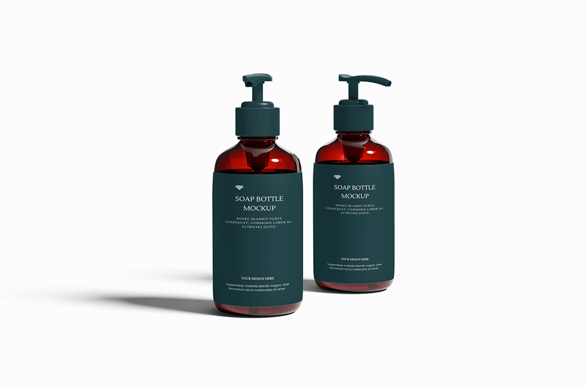 Soap Bottle Mockup, a Cups & Container Mockup by Pikachudesign (Photo 5 of 5)