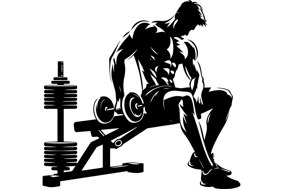 Bodybuilder Silhouette Bundle, an Object Graphic by Creativeshirt (Photo 13 of 13)