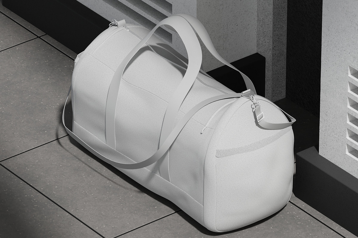 Sport Bag Mockup, a Packaging Mockup by Unerispace (Photo 4 of 4)