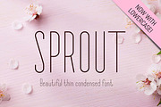 Sprout - Sans Serif Font, a Sans Serif Font by CorgiAstronaut (Thumbnail 1 of 11)