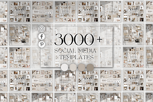 3000+ Social Media Bundle | Canva