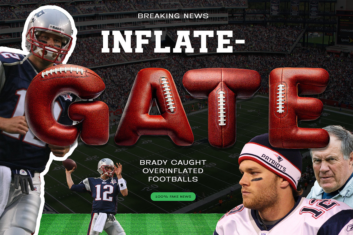 Inflated Football | Letters & Font, a Font by Making Rad Things (Photo 8 of 8)