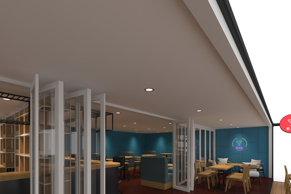3D Model Container Bar 2, an Architecture 3D Model by SR 3D Visual (Photo 16 of 24)
