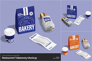 Restaurant Takeaway Mockup