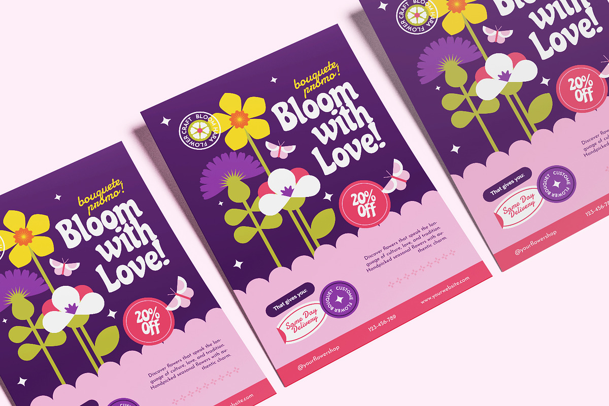 Bloomhara - Poster, a Poster Template by Fannan Studio (Photo 3 of 3)