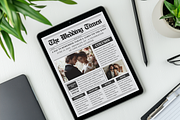 Editable vintage newspaper template, a Magazine Template by ZoloDesignHub (Thumbnail 8 of 10)