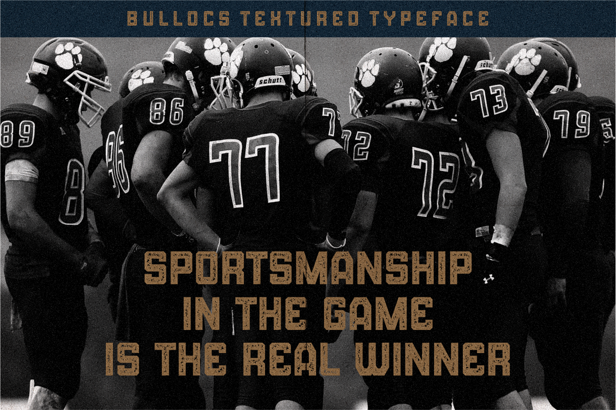 BALLOCS SPORT TEXTURE, a Font by 24Design Studios (Photo 5 of 7)