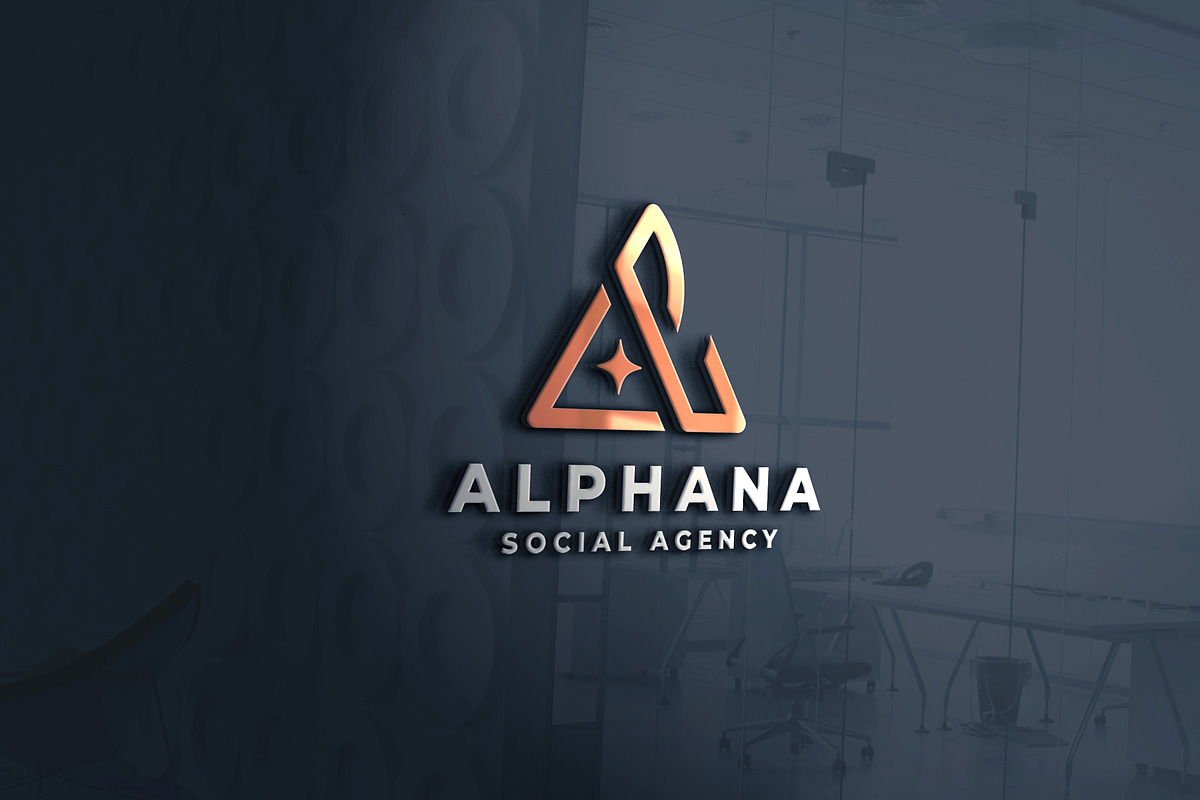 Alphana Abstract A Logo, a Branding & Logo Template by Design_Planet (Photo 2 of 3)