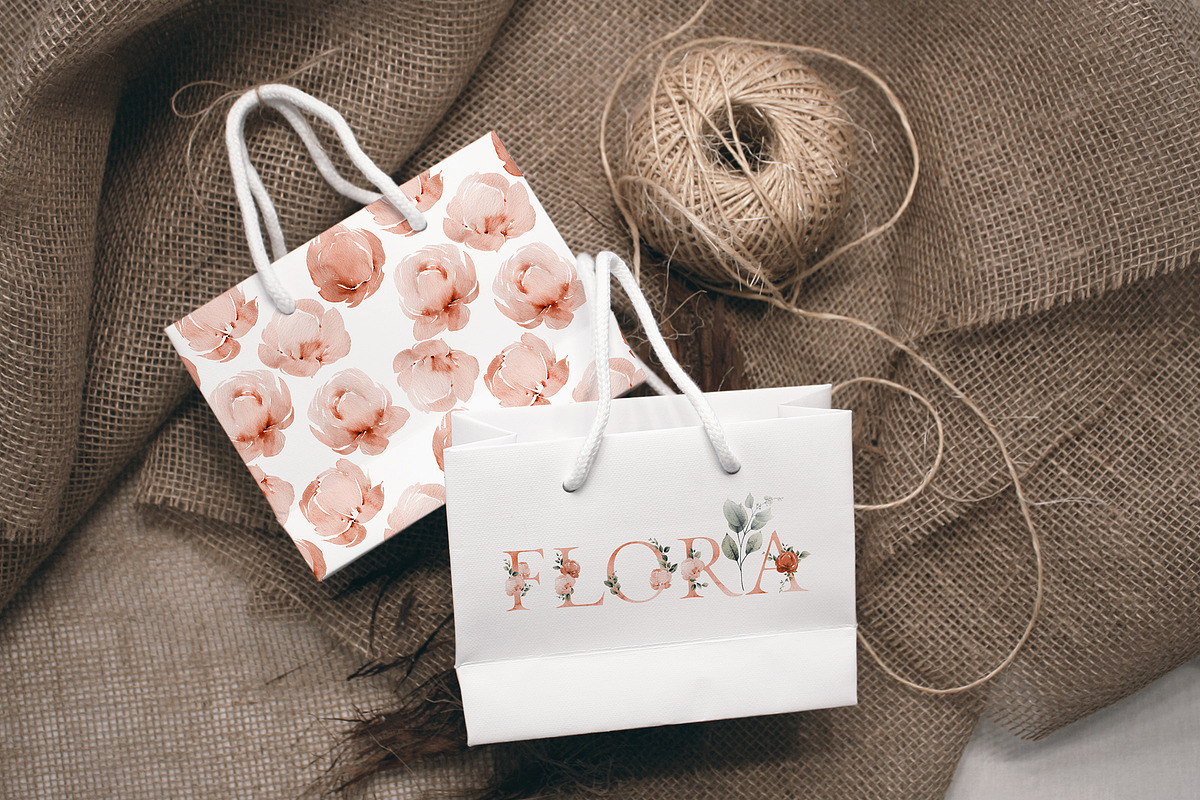 Calm in flowers, floral collection, an Illustration by ollalya (Photo 5 of 10)
