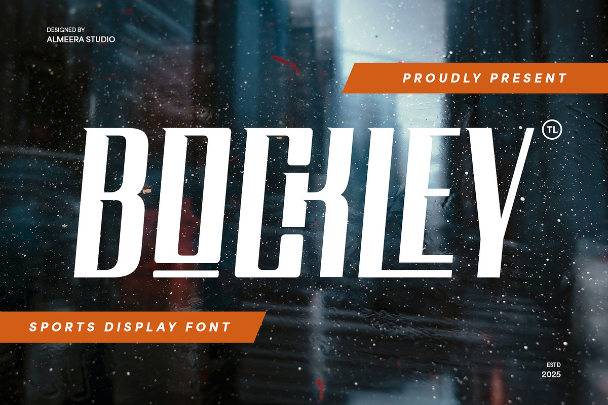 Bockley - Sports Display Font, a Sans Serif Font by Almeera Std (Photo 1 of 11)