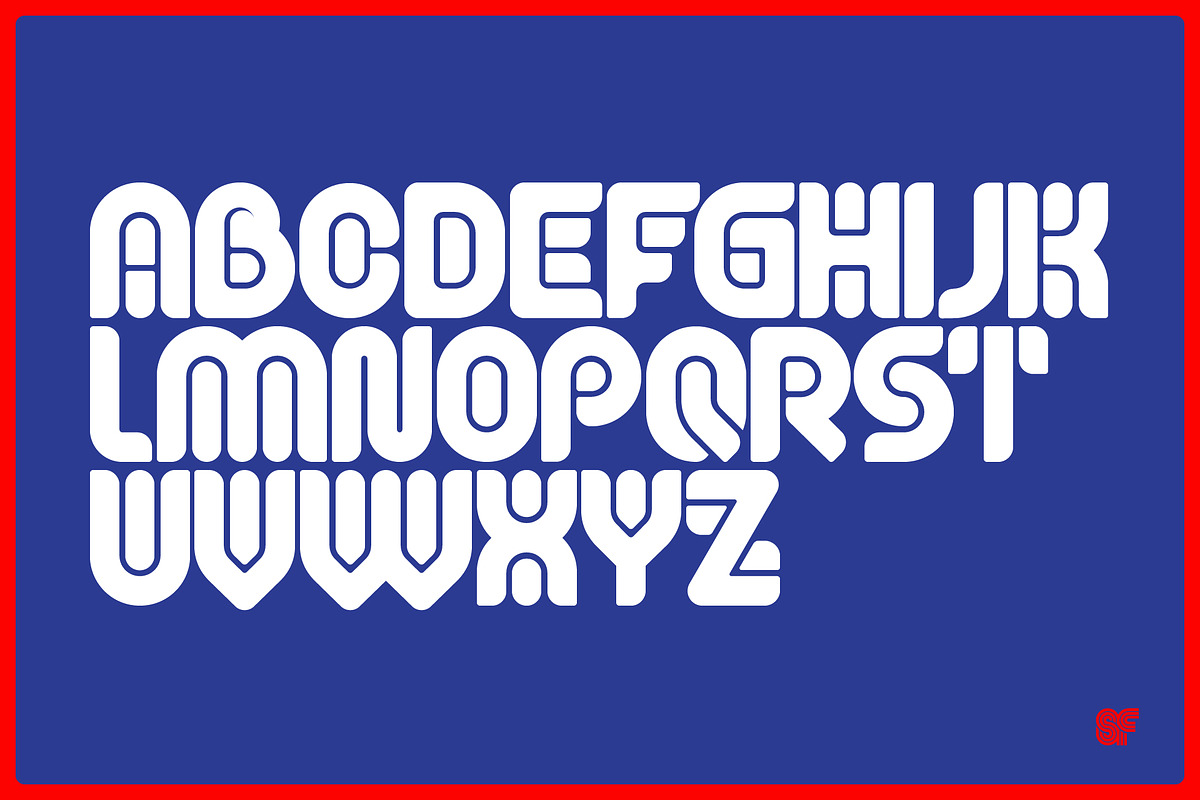 PLUG | Retro Display Font, a Sans Serif Font by Superfried Font Shop (Photo 3 of 8)
