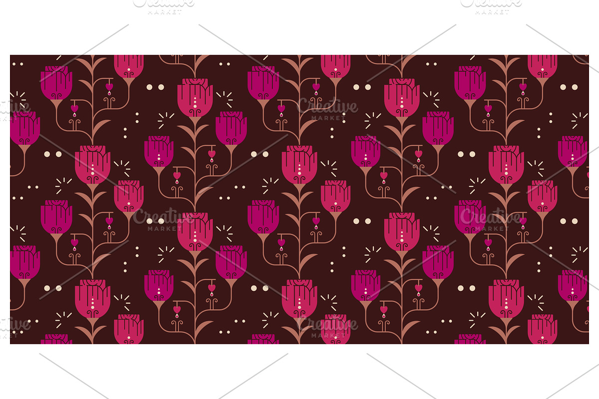 Floral Arrangement, a Pattern Graphic by Creative Backgrounds